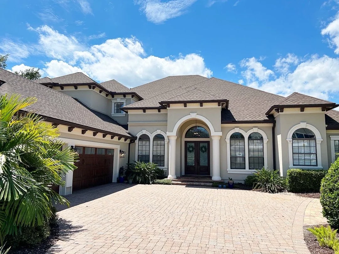 Beautifully painted home showcasing our craftsmanship